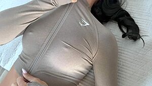 Hey, this hot big butt girl rides cock hard in cowgirl style. She’s got natural curves and takes it deep!