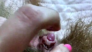 New girl shows off extreme closeup of huge clitoris rubbing. Her orgasm dripped everywhere.