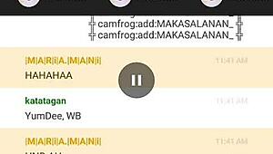 Girl performs on camfrog webcam show
