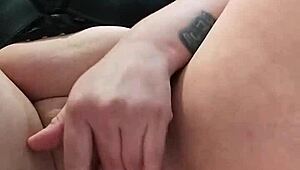 The cutie in sexy underwear is having fun with herself