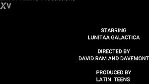 Vzel sem 2 ogromna kurca v svojo tesno 18+ ritko, Lunita Galactica DAP DP!