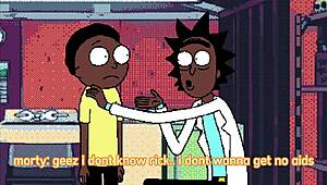 ready to escape the ghettoverse with big tits and ass in this hentai adventure?