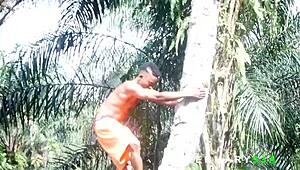 did you see how she rewarded me after helping with firewood?