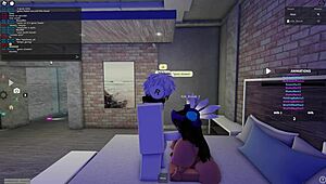 Playful robot slut Valkyrie gets fucked in unique position