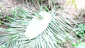 såg du hur hon belönade mig efter att jag hjälpte med veden?