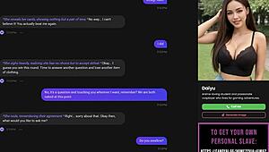 playing with my ai slut strip poker and oral sex