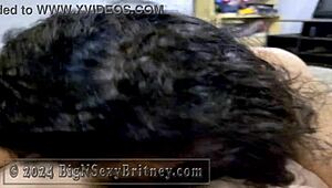 Big N Sexy Britney, Curvy Brunette MILF, Sucks Dick Like a Pro in POV BJ, Deepthroats and Takes Facial