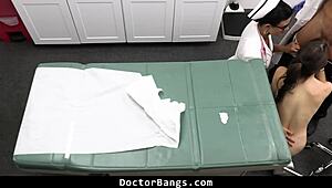 nurse penny barber gives teen a sneaky deal to BANG with doctorbangs!