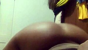 Pounding This Ebony Fat Ass Hard And Deep