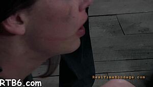 Beauty getting punished for her horny shaved cunt with wild fucking?