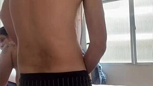 Husband makes wife squirt and cum on her huge tits 😏