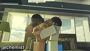 fucking a random whore with big tits and ass in a condo, riding monster cock hard