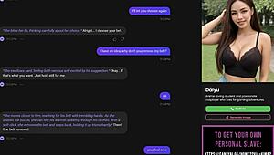 playing with my ai slut strip poker and oral sex