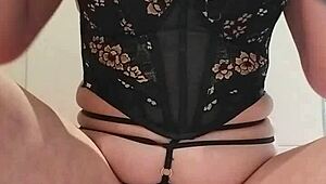 i can’t stop watching this lingerie babe fingering herself hard with toys. her big tits and ass are unreal!