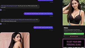 playing with my ai slut strip poker and oral sex