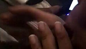 Redhead Ebony Sucking Intensely With Monster Cock