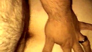 Wife feels tricked into doggy anal by husband and friend.