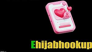 Muslim woman finds creamy liberation on her sexy journey, wow!