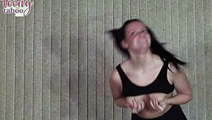 Daisy Garcia fucks Seth for cheerleader squad with anal creampie