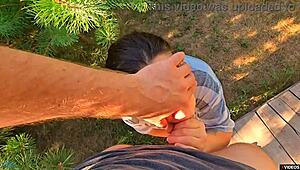 Hey, Wanna See Me Rub Panties for Stepsister and Explode with Cum?