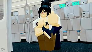 Big Tits Girl Fucks Monster Cock On Metro!