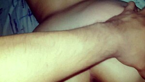 My gym buddy's shaved, with a stunning ass in part 2. See her tight pussy get pounded doggystyle.