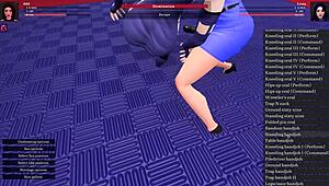 Dominate her in lesbian femdom play