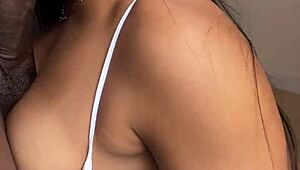 Sloppy BLOWJOB on camera during video call with husband -amateur nysdel-