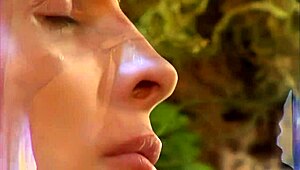 Cute beauty Bobbi Eden got fucked in the forest by a young man