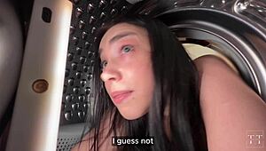 Stuck in Kitchen, Saved by My Friend's Powerful Thrust