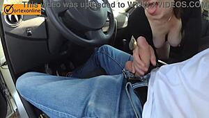 outside amateur car sex with russian couple