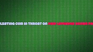 Holy Hell, Babe's Perfect Feet Take Extreme Facefuck Cumshot Down Throat!