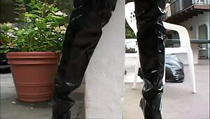 lyla lei, asian hottie, gets double penetrated and creamed in wild session with stockings