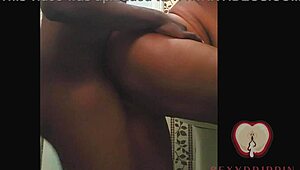 Hot ebony slut gets her pussy pounded in doggy style