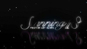 Angelica Palam's tiny cunt smashed by friend