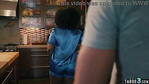 Big Boobed Pregnant Ebony Milf Avery Jane Craves Big White Cock