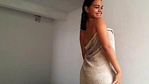 my hot 18-year-old latina stepsister gives sloppy blowjob in pov. best ever in russian style.