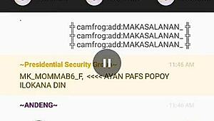 Girl performs on camfrog webcam show