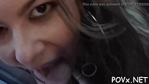 Shaved Pussy Endures Rough Pounding from Erect Cock