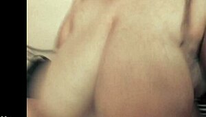 Chubby Lesbian Tits Masturbation Leads to Creampie!