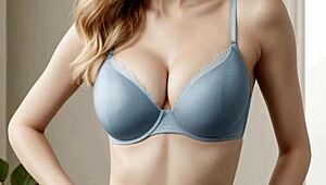 AI created lingerie catalog with sensual women's images