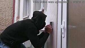 Man, these masked black boys shocked me with a wild 4on1 gangbang!