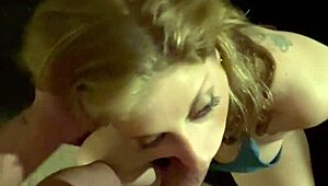 Horny Milf Sucks Husband's Big Cock for Massive Cumshot