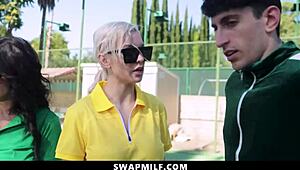 Step Sons Pound Step Moms in Hot Foursome!