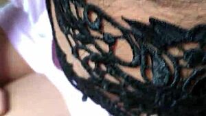 Chinese wife pours yogurt on cock and licks it off. A wild blowjob story unfolds.