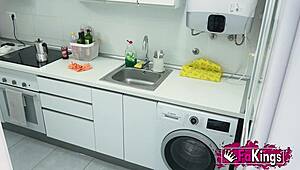 hot redhead cougar albaan bangs her stepsons best friend