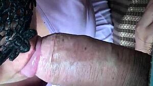 Chinese wife pours yogurt on cock and licks it off. A wild blowjob story unfolds.