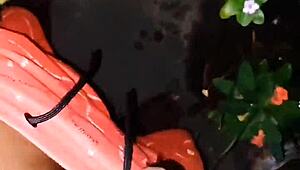 A guy with a small dick pisses in different places like a sissy