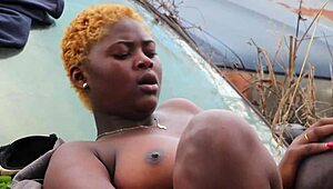Cameroonian twins fuck each other and guys passionately