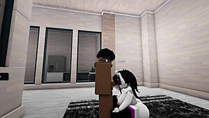 BIG ASS BLOWJOB WITH ROBLOX PORN STAR